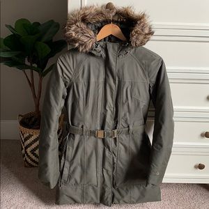Dark Green The North Face Parka